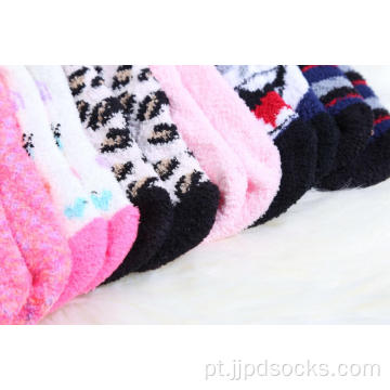 Kids Tie-tintura Feather Feather Cozy Socks